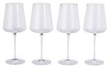 Modern Lead-Free Stemmed Wine Glass Set, 4-pk V1C1 - product image 2