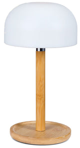 Outdoor Rechargable Bamboo Mushroom Lamp, Multiple Colour Modes Q1X1 - product image 1