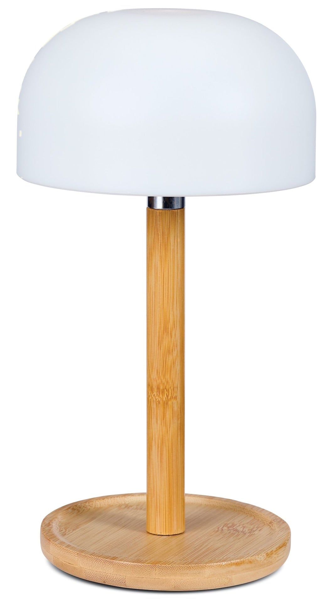 Outdoor Rechargable Bamboo Mushroom Lamp, Multiple Colour Modes Q1X1 - product image 1