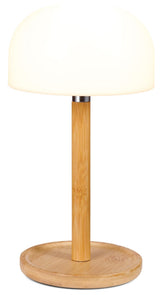 Outdoor Rechargable Bamboo Mushroom Lamp, Multiple Colour Modes Q1X1 - product image 2