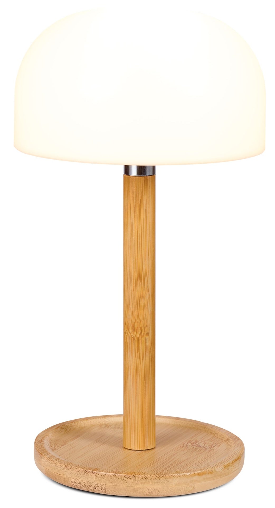 Outdoor Rechargable Bamboo Mushroom Lamp, Multiple Colour Modes Q1X1 - product image 2