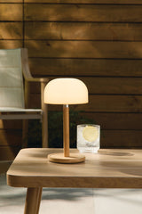 Outdoor Rechargable Bamboo Mushroom Lamp, Multiple Colour Modes Q1X1 - product image 4