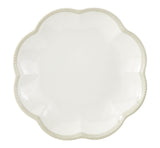 Scalloped Side Plate, BPA-free, Plastic, Ivory Colour U7T6 - product image 1