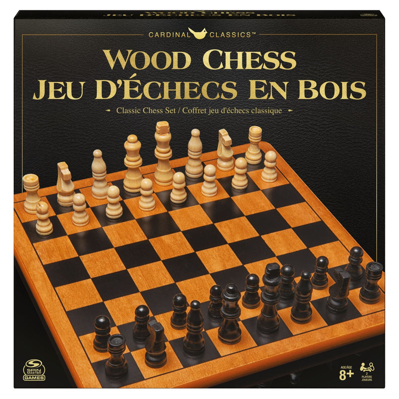 Classics Premium Wood Chess Set, 2 Players, Ages 8+ O0Y9