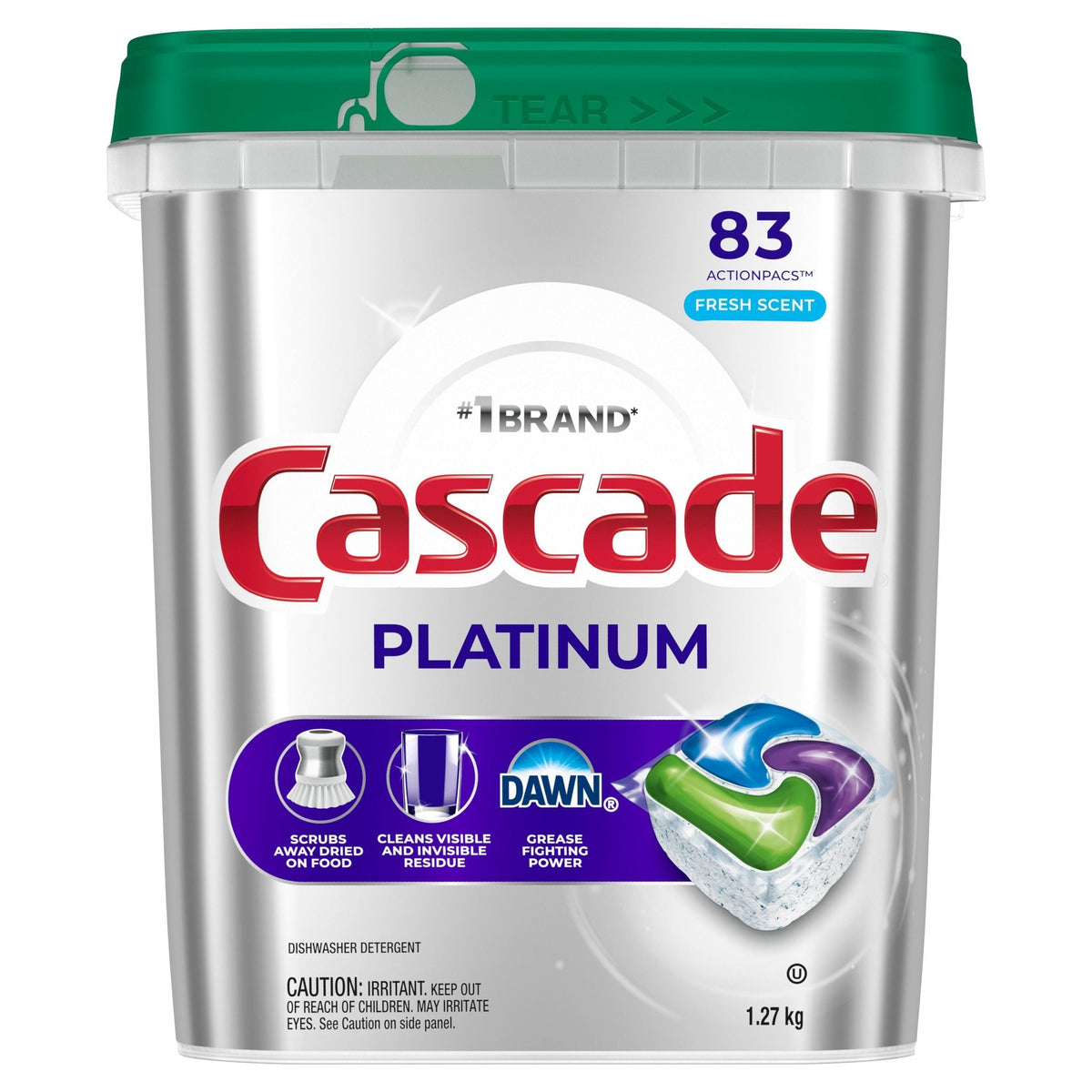 Platinum ActionPacs Fresh Dishwasher Pods, 83-ct Z3G9 - product image 1
