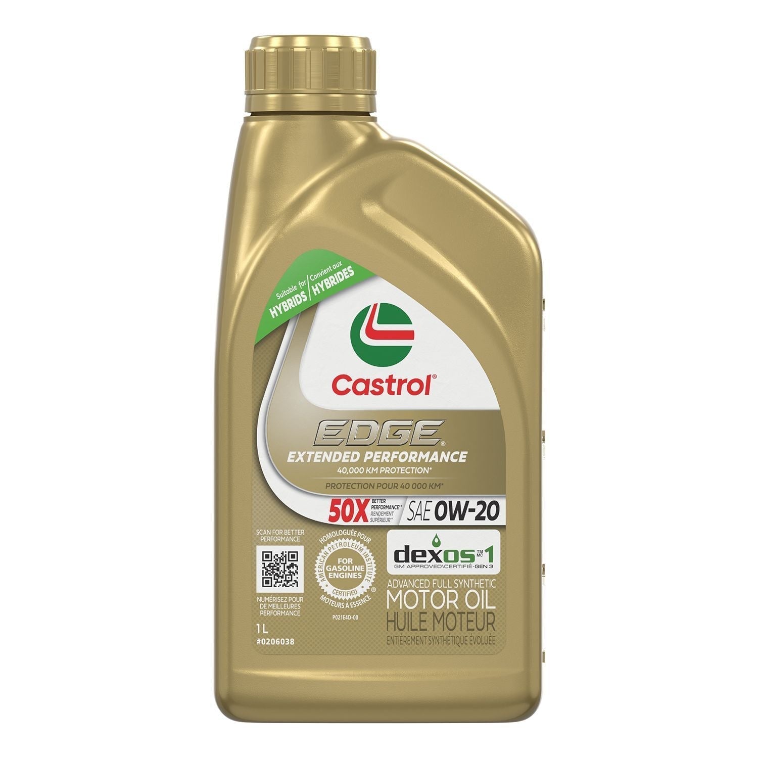 EDGE Extended Performance 0W20 Synthetic Engine/Motor Oil, 1-L D4D3 - product image 1