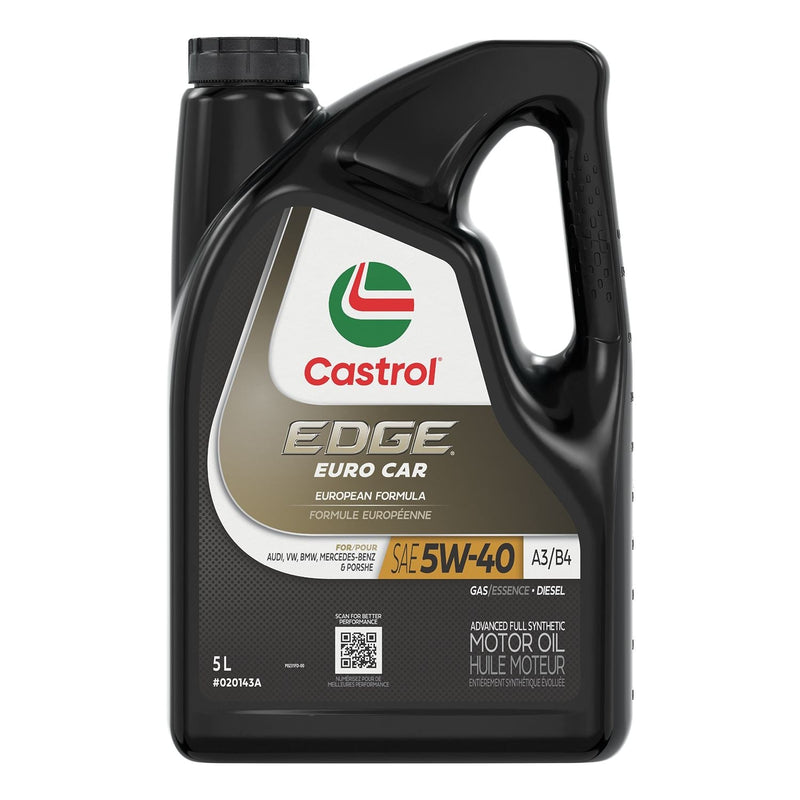 Euro A3/B4 5W40 Advanced Synthetic Engine/Motor Oil, 5-L Z2E4