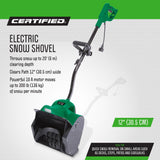 10-Amp Corded Electric Snow Shovel, 12-in B4L1 - product image 4