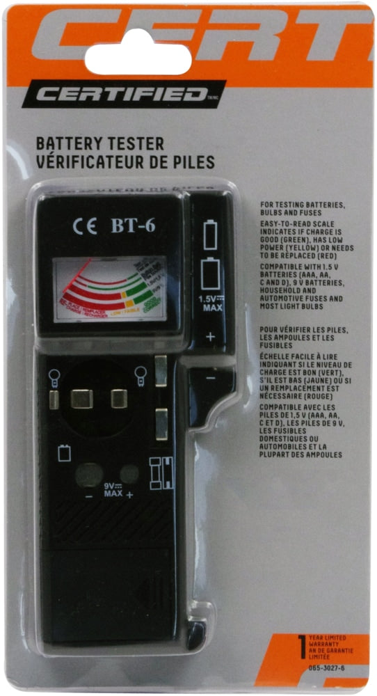 Universal Battery Tester / Checker, AAA, AA, C, D, 9V Y6W0 - product image 2