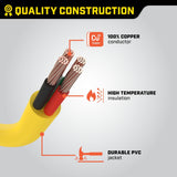 Power Equipment 30A, 250V Flat Generator Extension Cord, 25-ft P9P2 - product image 8