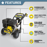 Power Equipment PRO 4200 PSI 4.0 GPM Commercial Duty Low Profile Gas Pressure Washer V2Z3 - product image 6