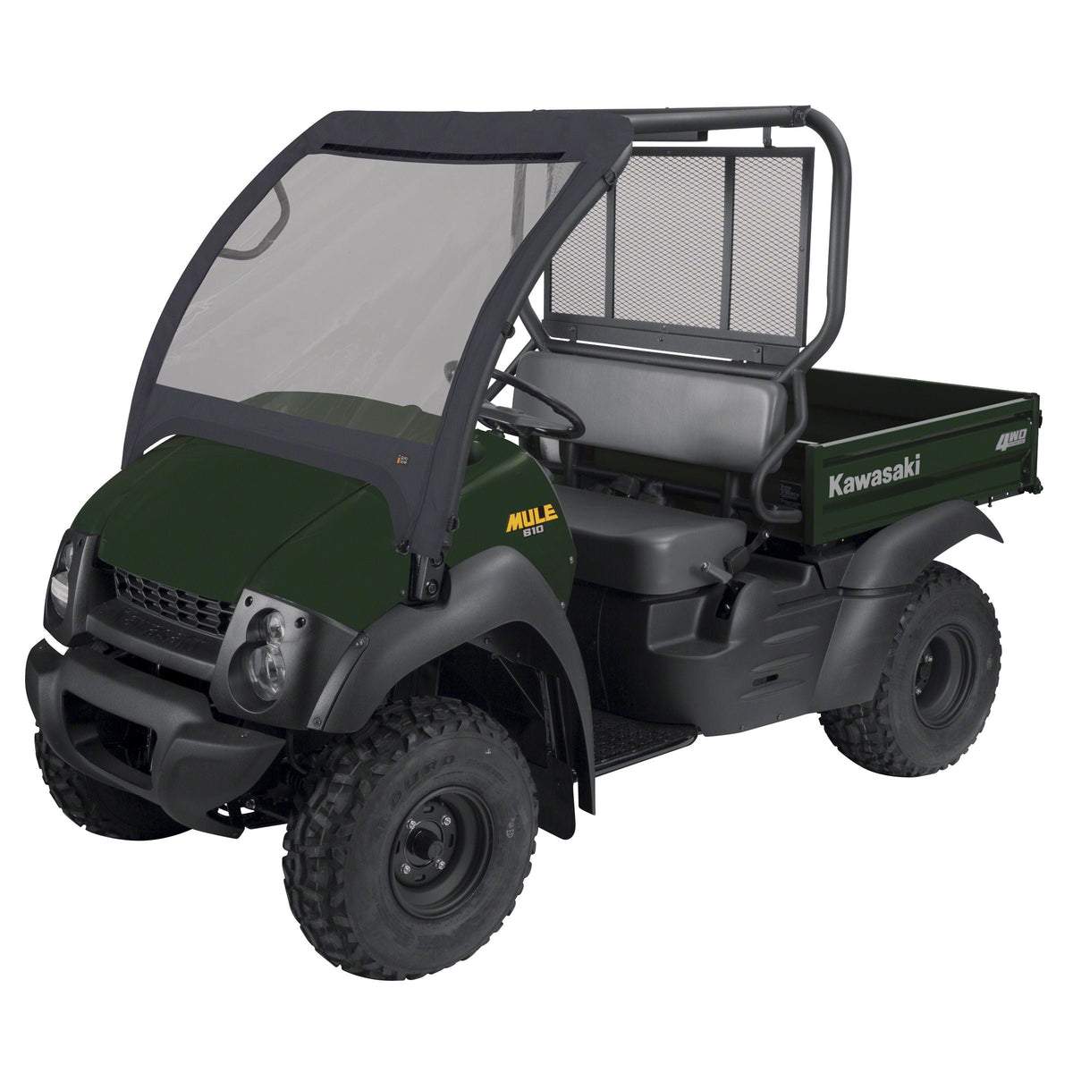 Classic Accessories QuadGear UTV Front Windshield, Fits Kawasaki Mule 600 610, Black R3D4 - product image 3