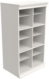 Modular Adjustable Divided Storage Shelves/Unit, White U1Q6 - product image 1