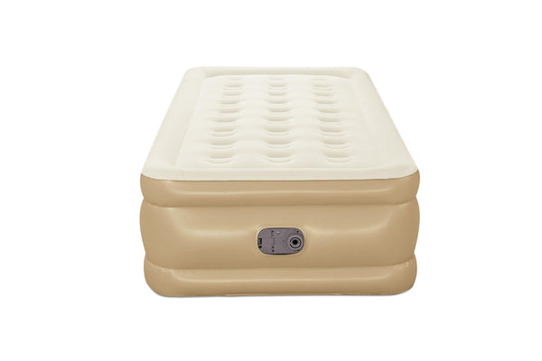 GuestRest Double-High Airbed, Air Mattress with Pump, Twin C1Q8