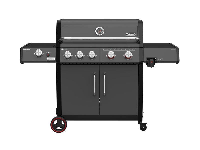 Revolution II 5-Burner Grill and Griddle Combo LP Gas BBQ H9A3