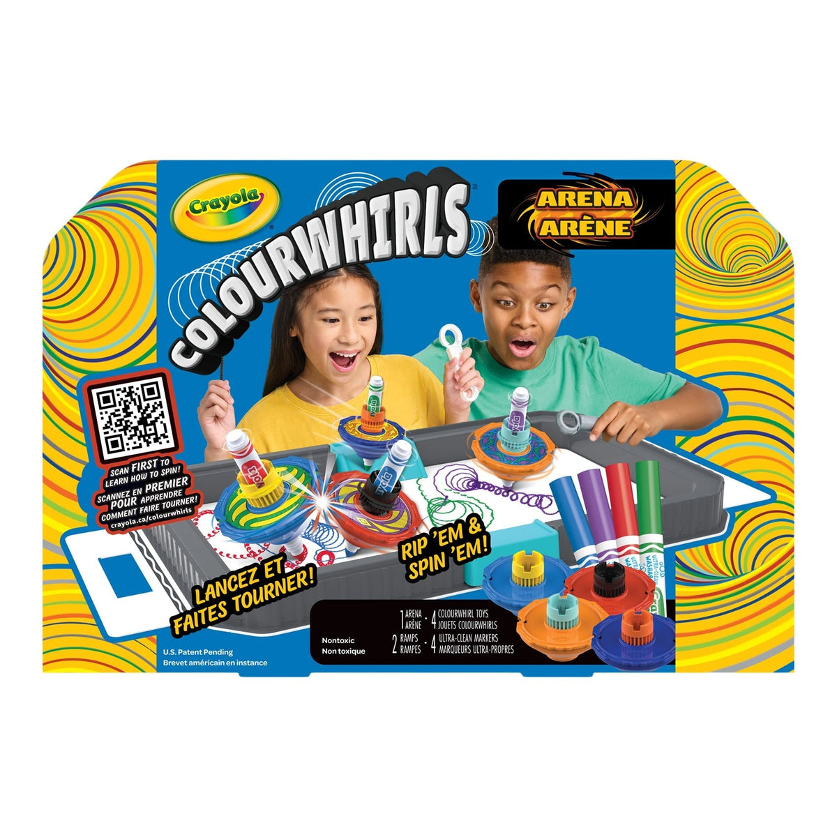Colourwhirls 4-Player Arena Set for Ages 6+ J2X9 - product image 1
