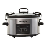 Digital Programmable Slow Cooker with Locking Lid, Feeds 4 People & More, Stainless Steel, 4-qt L3U3 - product image 1