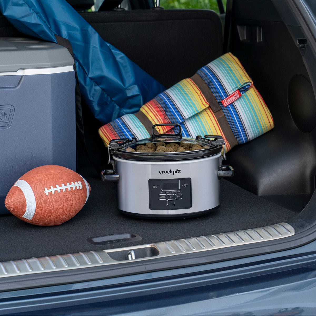 Digital Programmable Slow Cooker with Locking Lid, Feeds 4 People & More, Stainless Steel, 4-qt L3U3 - product image 7