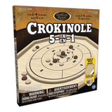 5-in-1 Deluxe Wooden Board Game Set, Ages 8+ U0S6 - product image 1