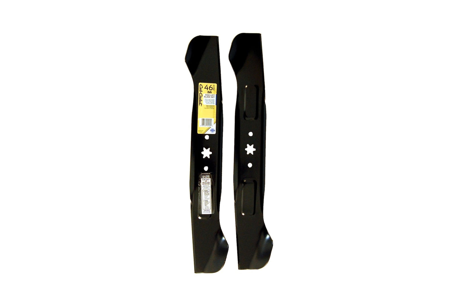 NX-15 Riding Mower 2-in-1 High-Lift Blade Set, Fits 2015 & After Models, Black, 46-in, 2-pk T8J8 - product image 2