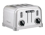 Metal Classic Toaster with 6 Settings, Stainless Steel, 4-Slices J4D7 - product image 1