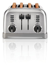 Metal Classic Toaster with 6 Settings, Stainless Steel, 4-Slices J4D7 - product image 2