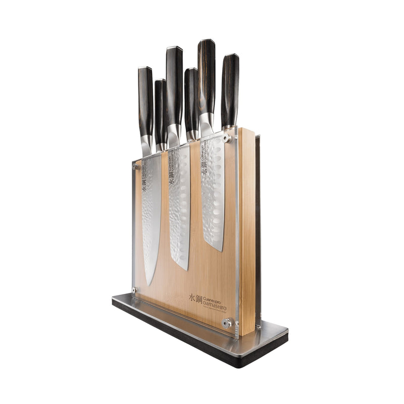 PRO DAMASHIRO EMPEROR SHI 7PC KNIFE BLOCK L3A2