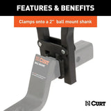 18013 Clamp-On 3-Bike Hitch Mount Bike Rack, Fits Over 2-in Receiver, Black Y1Z2 - product image 7