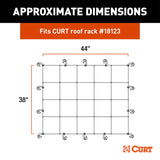 18218 Elastic Cargo Net with Hooks for Roof Basket, 44 x 36-in Q1P4 - product image 8