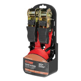 83001 10-ft Red Cargo Straps with S-Hooks (500-lb, 2-pk) Y6W0 - product image 2