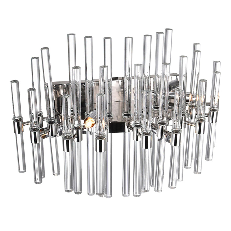 Lighting Miroir 4-Light Nickel Vanity Light R6C8