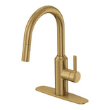 Colby Single-Handle Pull-Down Kitchen Faucet, Brushed Bronze K1P4 - product image 1