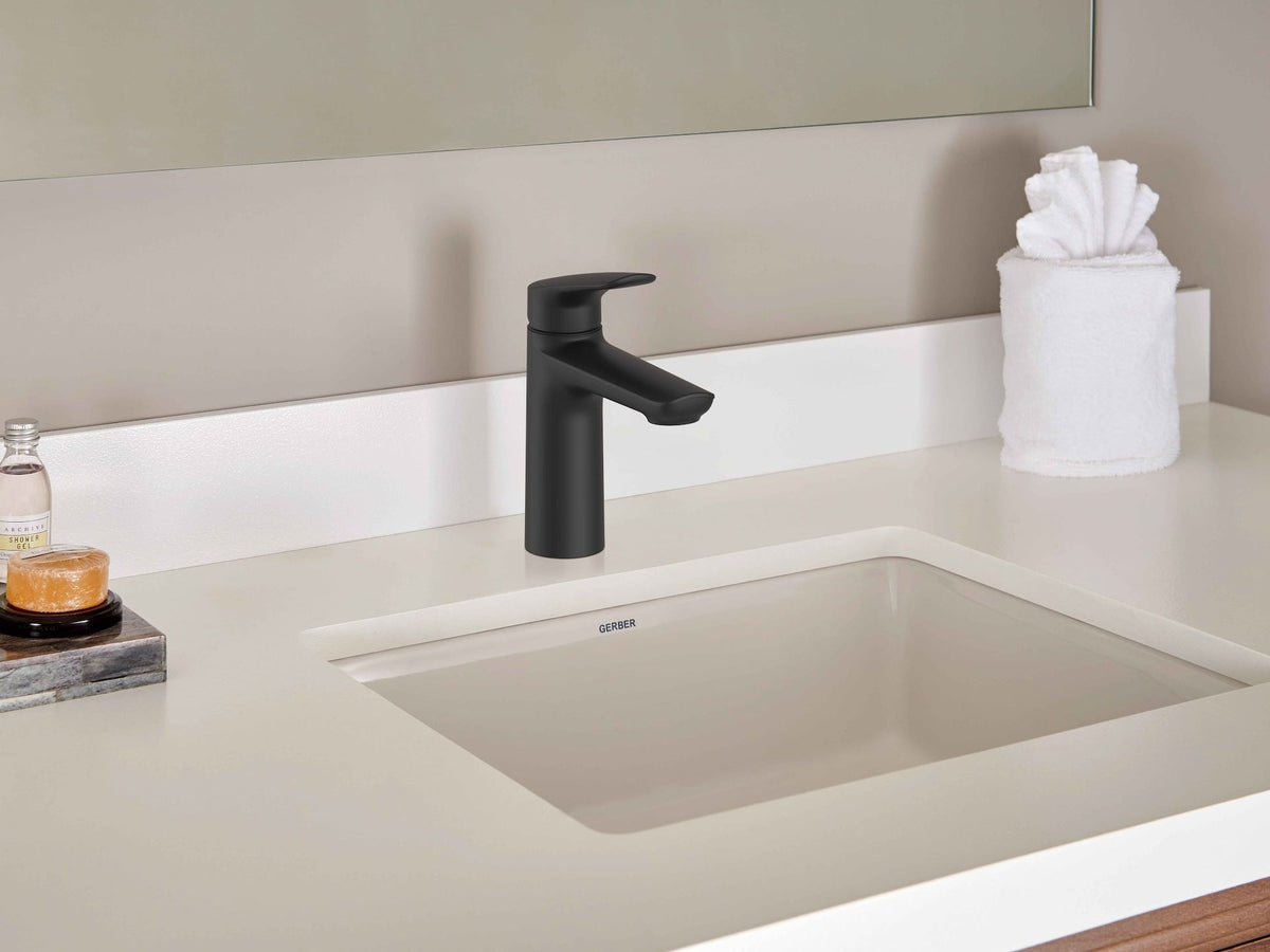 Esla 1-Handle Lavatory/Bathroom Sink Faucet, Lead-Free, Matte Black D5N2 - product image 4