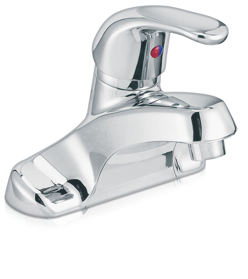 Renovate Single Handle Bathroom Sink Faucet, 4-in Centerset, Chrome D9B1