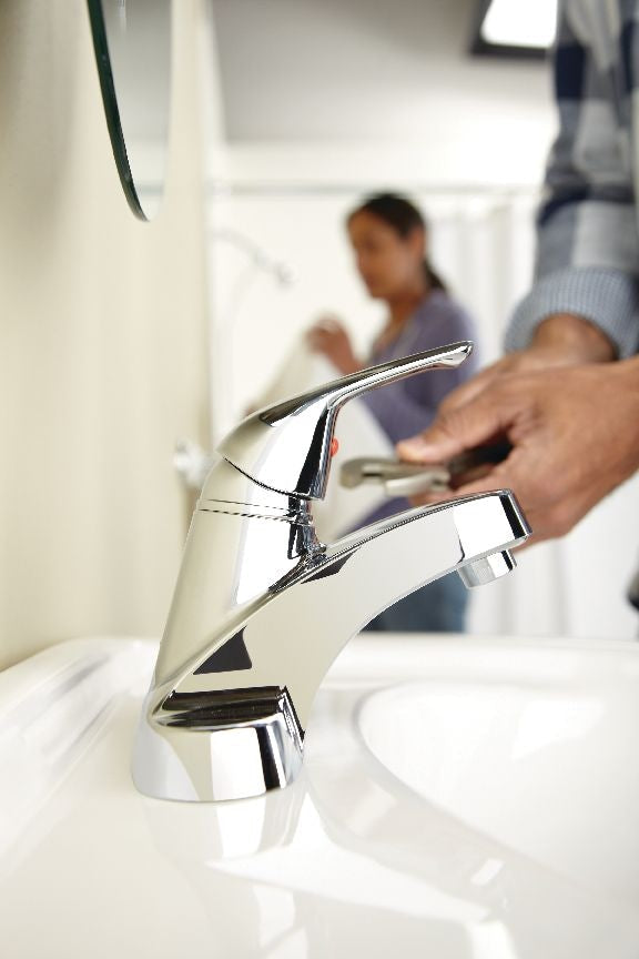 Renovate Single Handle Bathroom Sink Faucet, 4-in Centerset, Chrome D9B1 - product image 3
