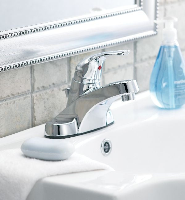 Renovate Single Handle Bathroom Sink Faucet, 4-in Centerset, Chrome D9B1 - product image 4