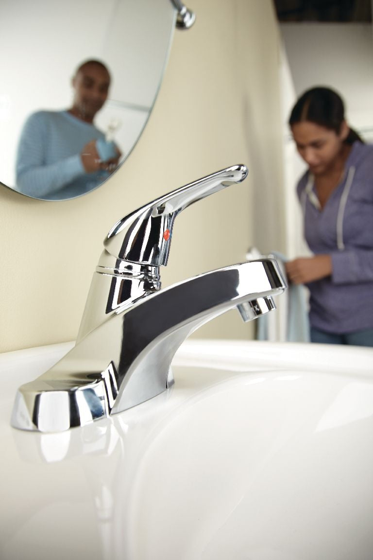 Renovate Single Handle Bathroom Sink Faucet, 4-in Centerset, Chrome D9B1 - product image 5