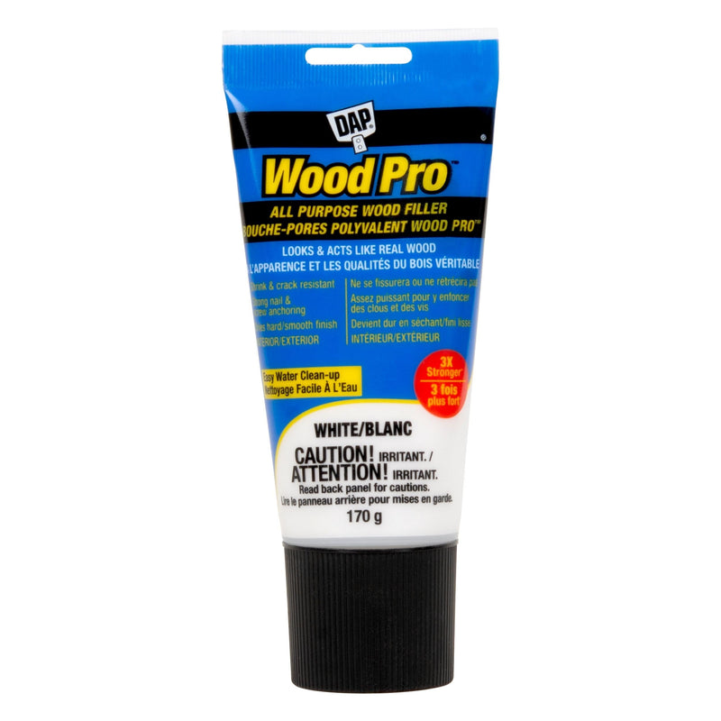 WOODPRO Latex All Purpose Wood Filler, White, 170-g Y6W7