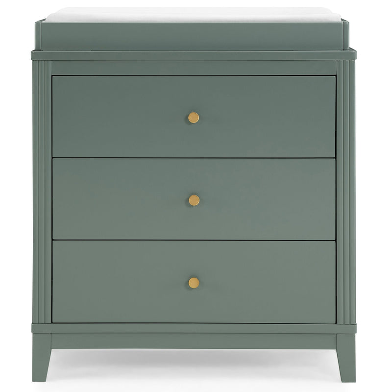 Eloise 3-Drawer Dresser with Changing Top, Grassy Glen A9M0