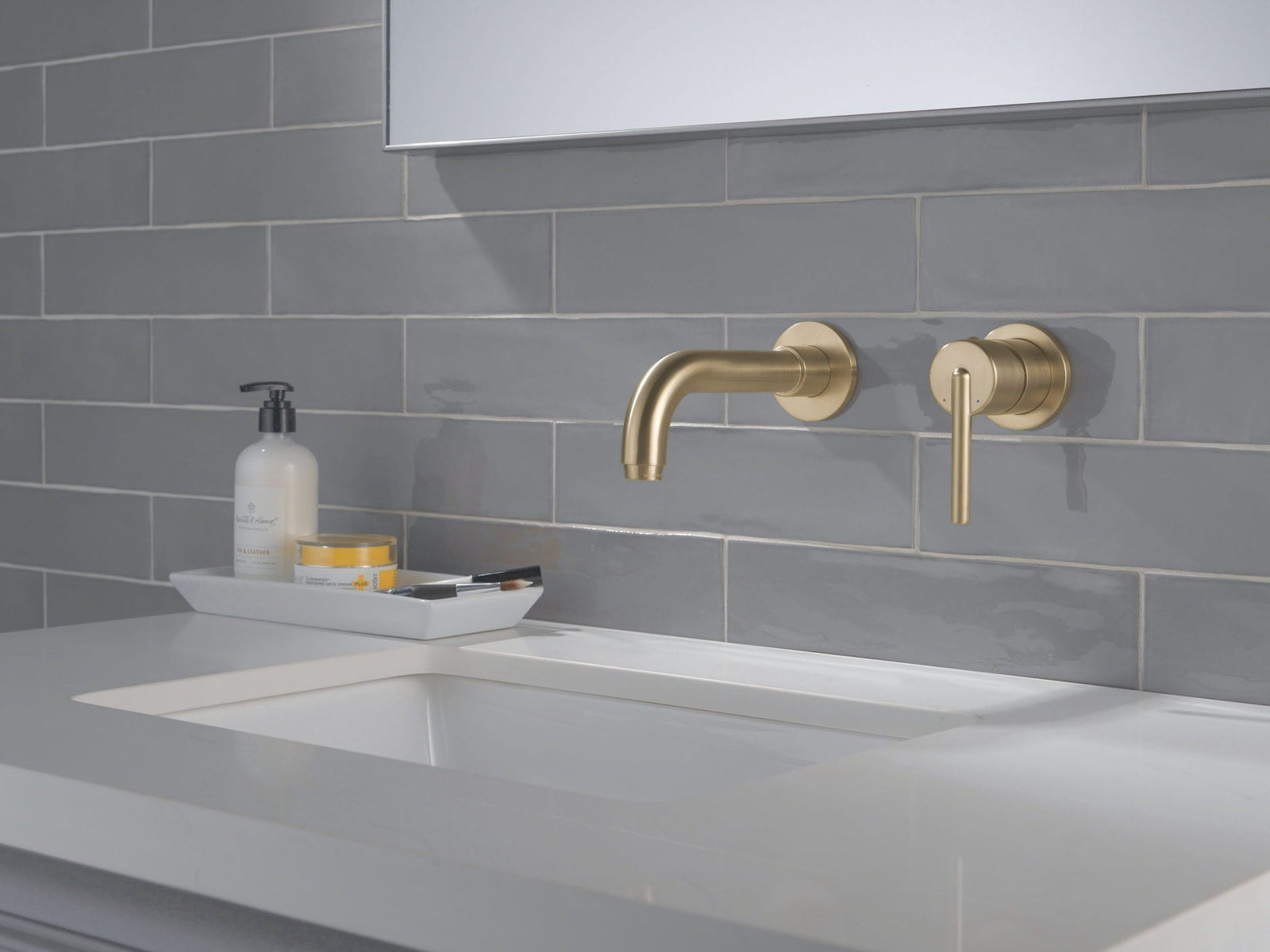 Trinsic 1-H Wall-Mount Lav Faucet Trim, Champagne Bronze U1D4 - product image 5