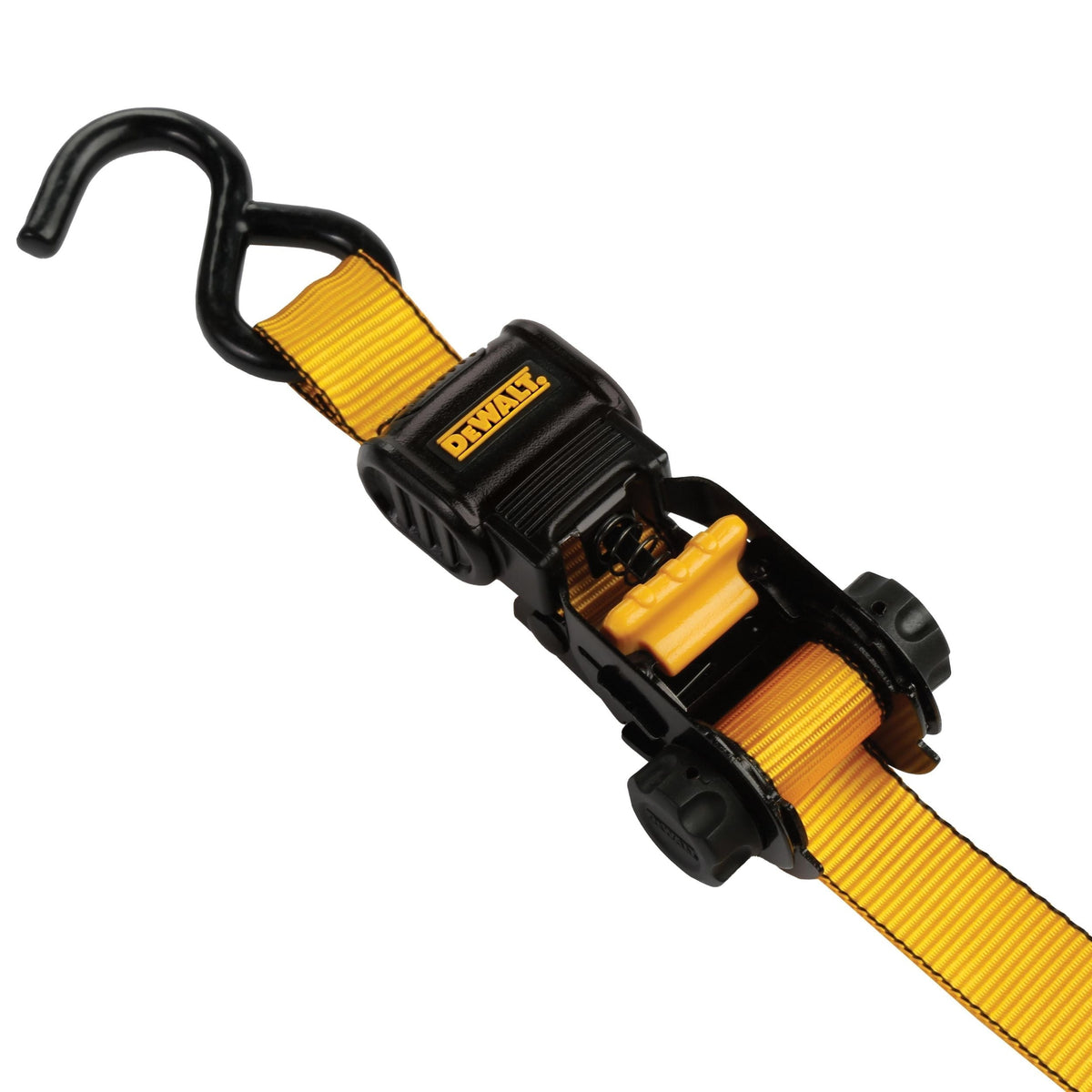 DXBC15006X 1,500-lb Ratchet Tie-Down, with Storage Bag, 1-in x 10-ft, 6-pk, Yellow U8A8 - product image 4