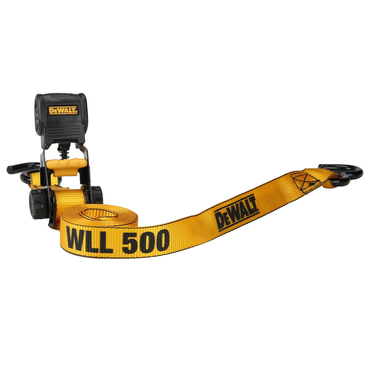 DXBC15006X 1,500-lb Ratchet Tie-Down, with Storage Bag, 1-in x 10-ft, 6-pk, Yellow U8A8 - product image 5