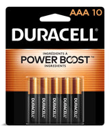 Coppertop AAA Alkaline Batteries, All Purpose, 10-pk Z5W9 - product image 1