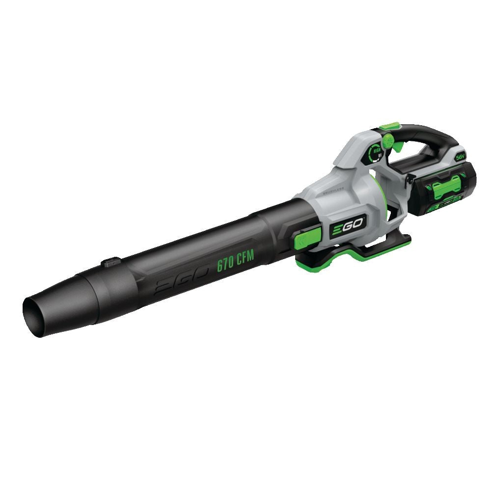 56V Brushless Cordless 670 CFM Leaf Blower, Includes (1) 4.0Ah Battery and (1) 320W Charger, LB6703 S5H7 - product image 4