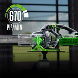 56V Brushless Cordless 670 CFM Leaf Blower, Includes (1) 4.0Ah Battery and (1) 320W Charger, LB6703 S5H7 - product image 5
