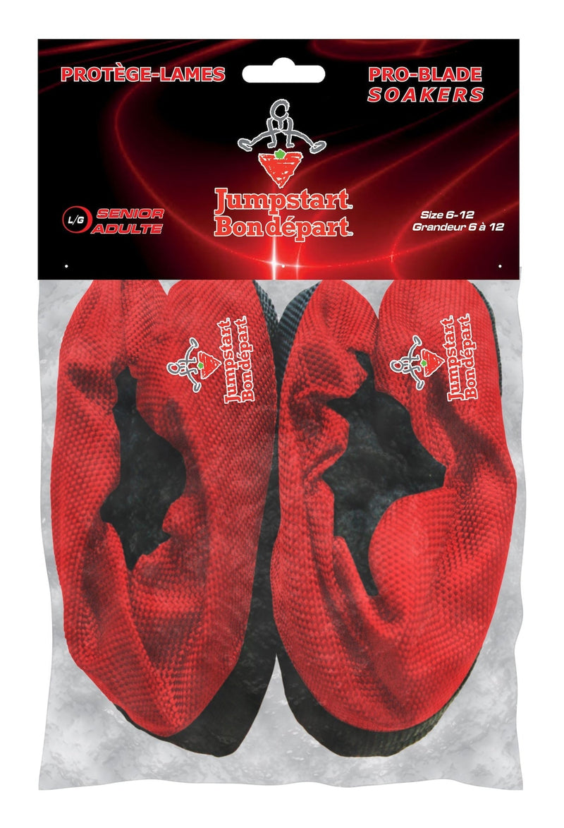 Hockey Pro-Blade Soakers Skate Guards, Jumpstart Red, Assorted Sizes M3Z1