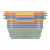 Snap & Nest Meal Prep Food Storage Container Set with Leakproof Lids, 10-pc G3H6 - product image 1