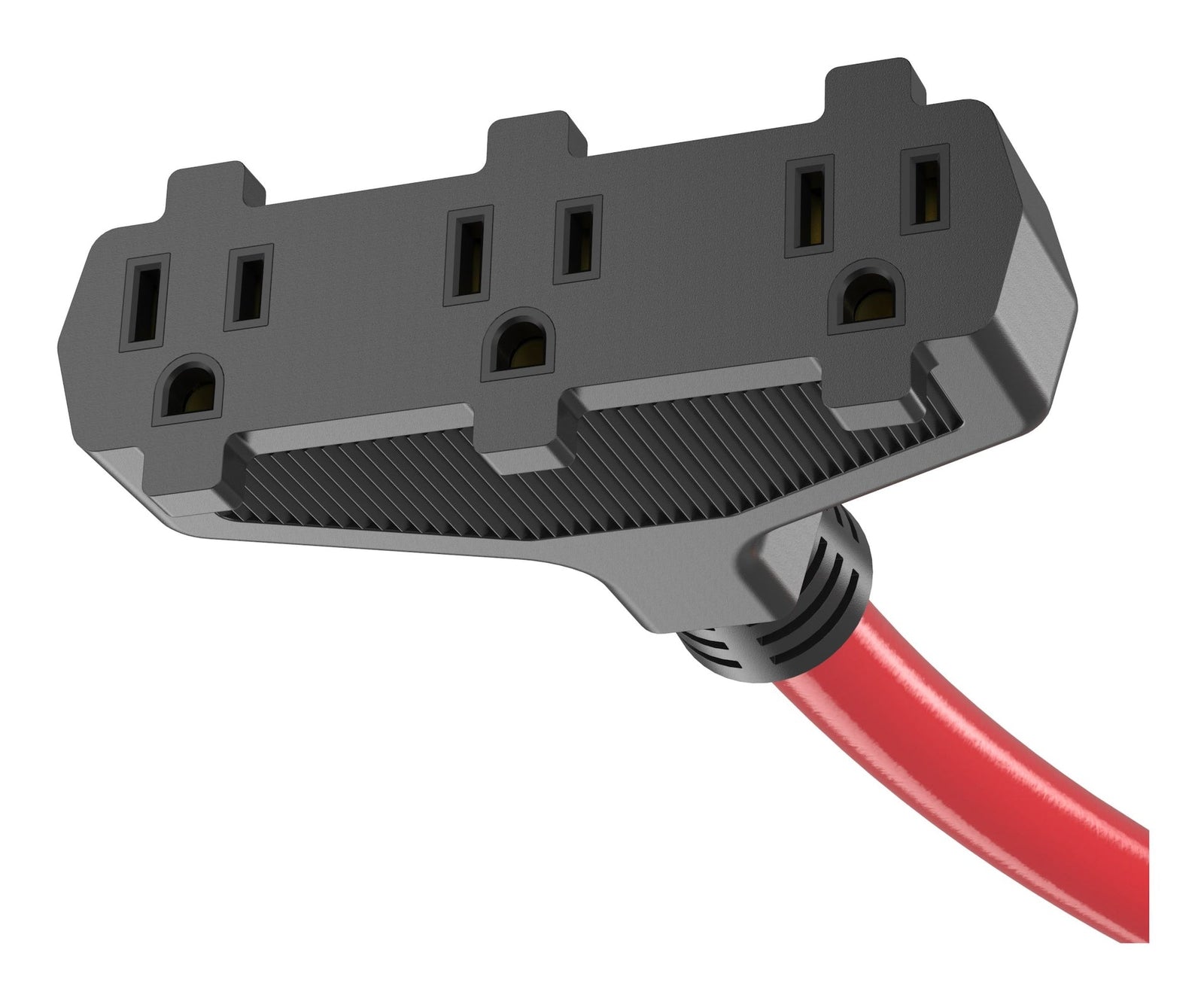 30A 25-ft Triple-Outlet Extension Cord, Red X1Q7 - product image 3