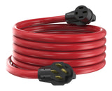 50A 25-ft Single-Outlet RV & EV Extension Cord, Red T9G7 - product image 1