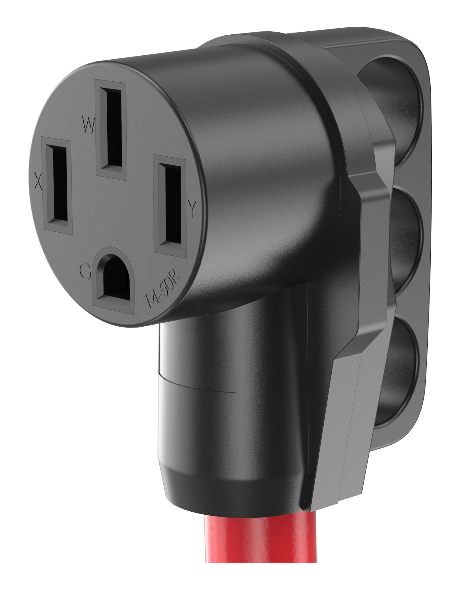 50A 25-ft Single-Outlet RV & EV Extension Cord, Red T9G7 - product image 2